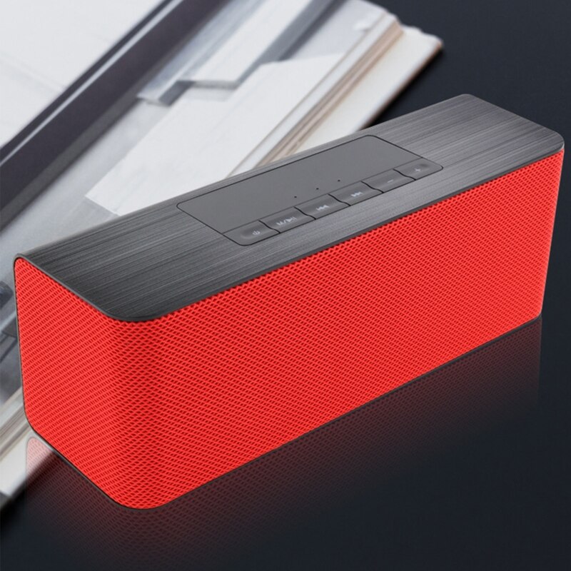 2022 Bluetooth-Compatibel Speaker Draadloze Stereo Geluid Muziek Subwoofer Soundbox Ingebouwde-Microfoon Aux Tf Card voor Pc Smartphone