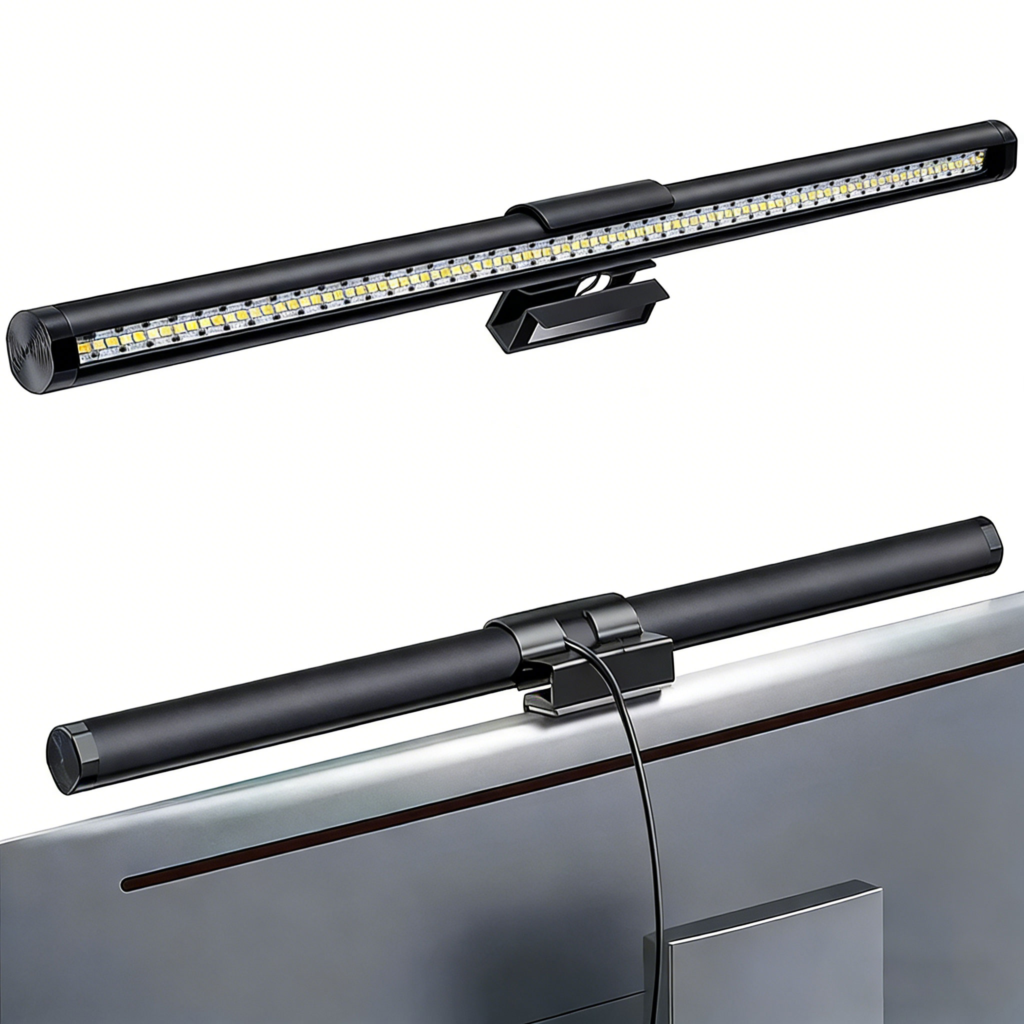 Monitorlichtbalk Led-licht Bureaulamp Getimede installatie Dimmen Scherm Hangende lampen voor tafel Thuis Slaapkamer Escritorio Accesorios: Bruin