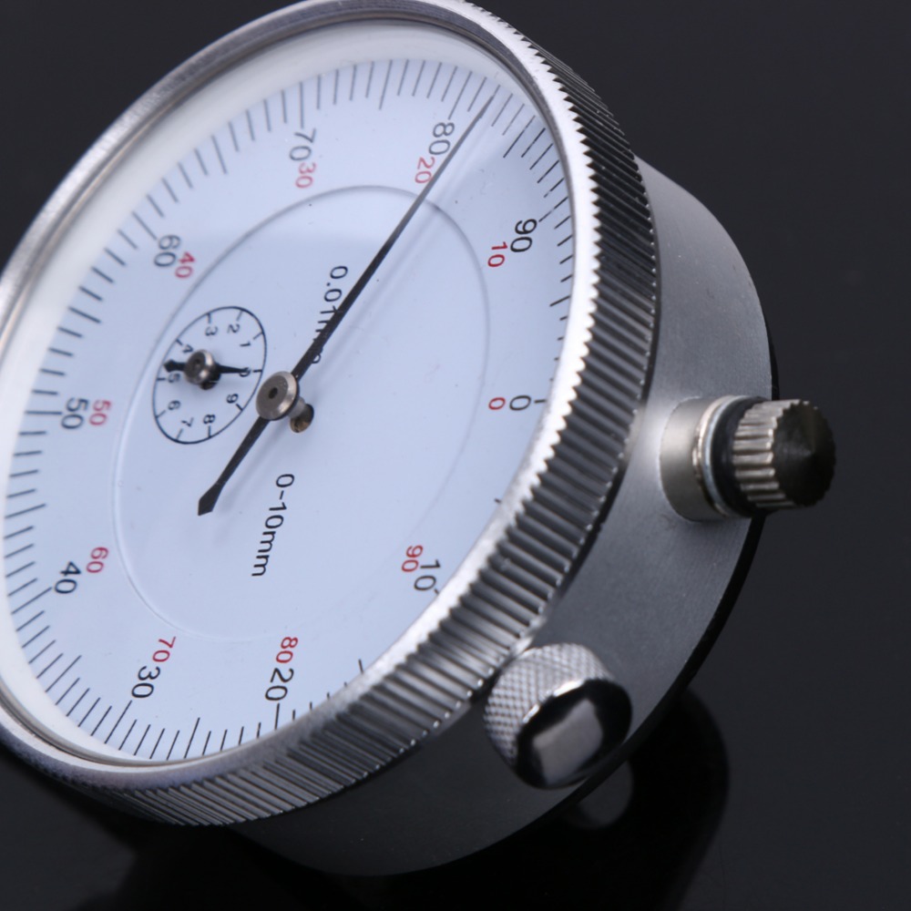 Dial Indicator Precision 0.01mm Accuracy Gauge Test With Lug Back Measurement 0-10mm Meter Resolution Indicator Gauge