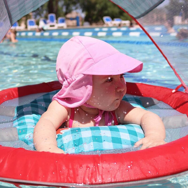 Spädbarn barn barn pojke flicka baby sommar uv-skydd solhatt justerbar mössa utomhusresor strandhatt tillbehör