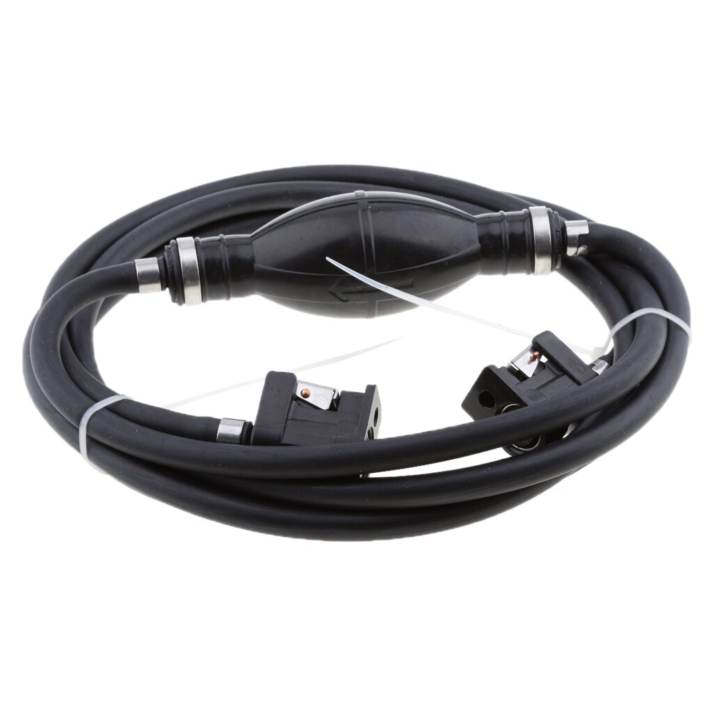 Fuel Line Hose Kit Assembly for Yamaha Marine Outboard Engine, Fuel Gas Tank Connector Hose With Rubber Primer Bulb