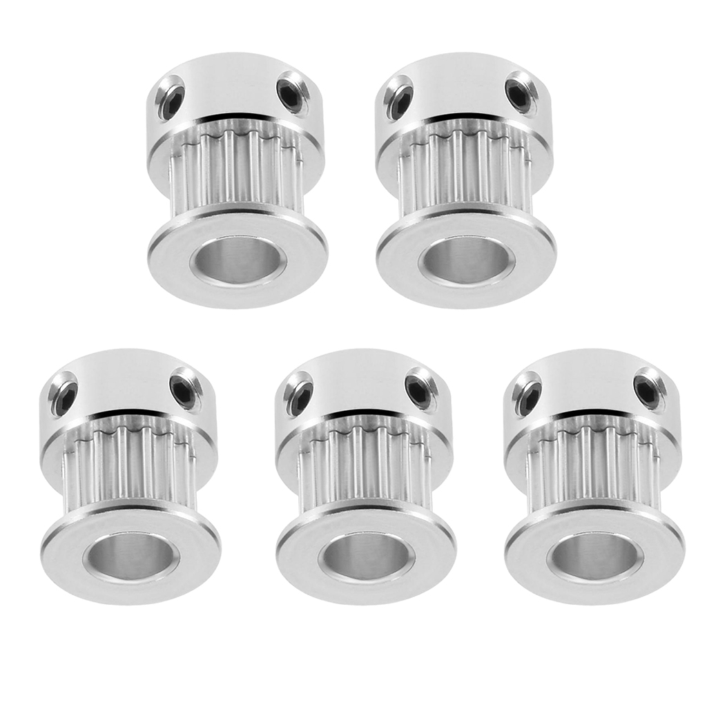 5pcs 16 Tanden 5mm Boring Timing Riemschijf Wiel Voor 3D Printer