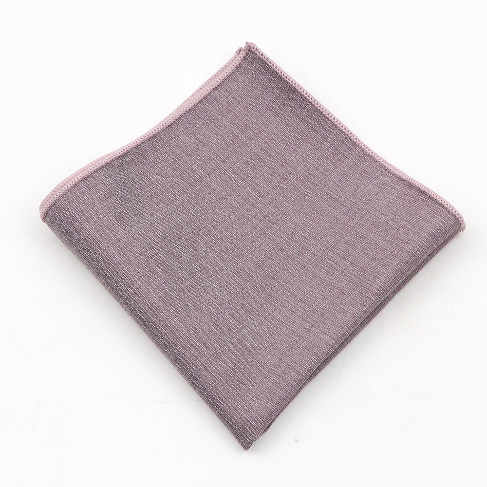 Solid Color Polyester Bamboo Fiber Handkerchiefs For Men Classic Casual Suits Pocket Square Mens Black Khaki Blue Towels: GRAY