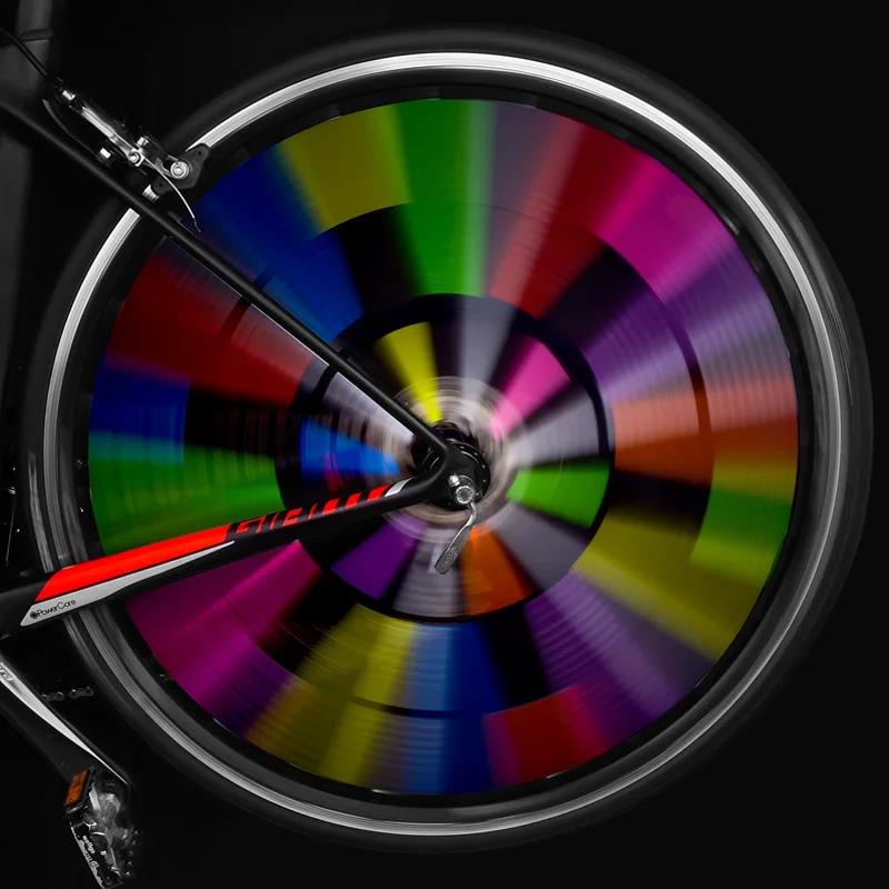 Fahrrad Rad Speichen reflektierende Aufkleber Rohr Streifen Warnleuchte DIY 7,5 cm MTB Fahrrad Reflektor reflektierende Sicherheit Kit