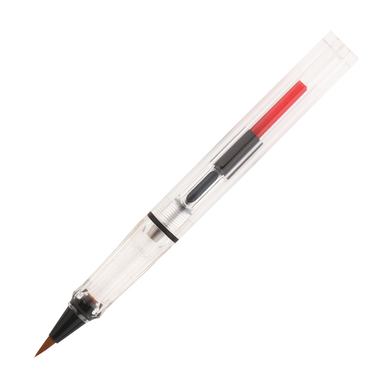 Luxury 444 Colour Calligraphy Brushes Fountain Pen Watercolor Brush pens Drawing Art student stationery supplies: Orange