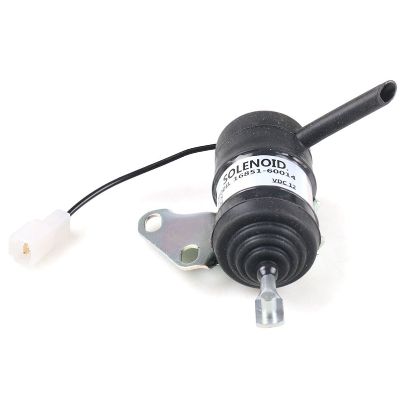 16851-60014 bränsle stopp solenoid för kubota gräsklippare grävmaskin rtv rtv 900: Default Title
