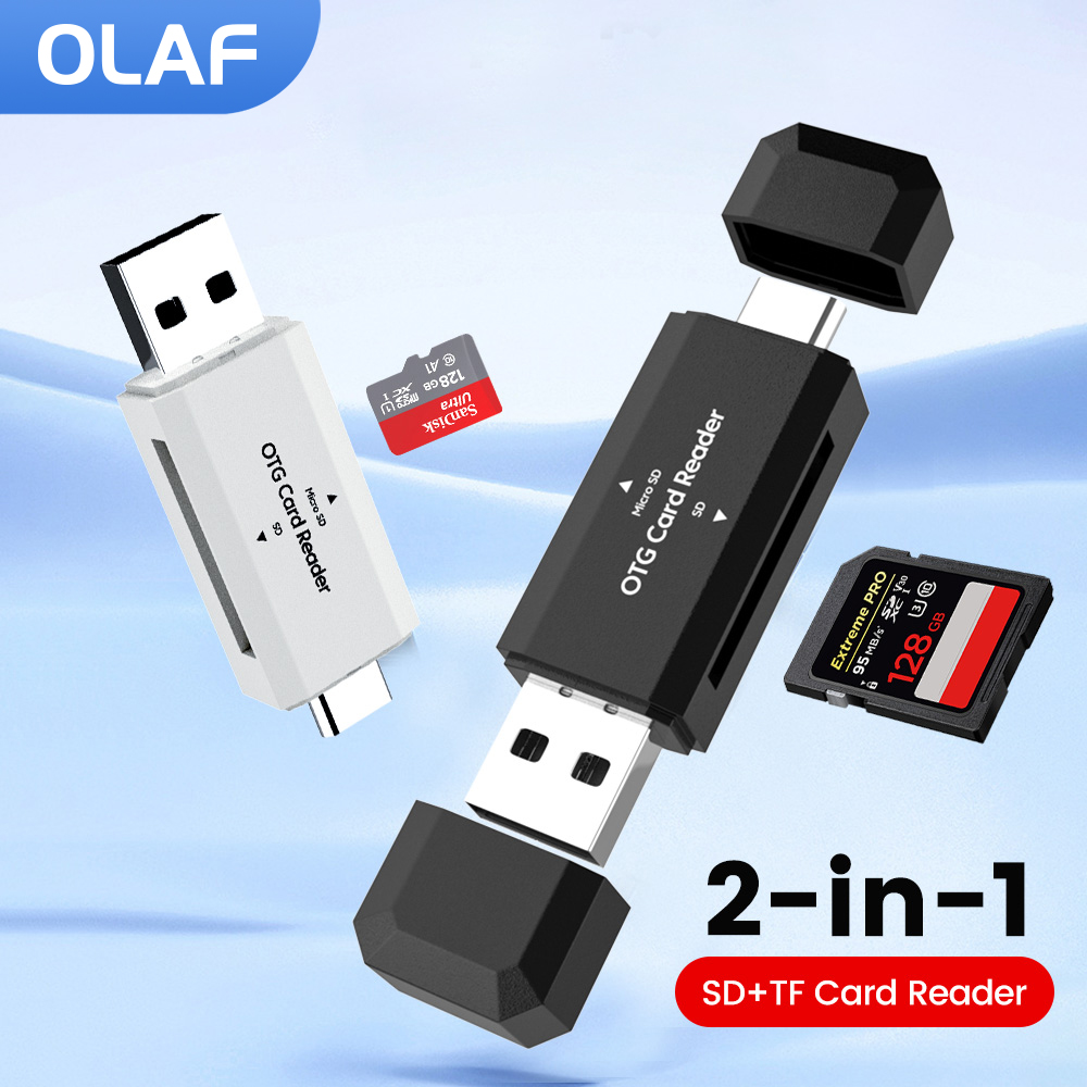 Szybka karta 2 w 1 czytnik USB typu C do Micro karta SD TF pamięć Flash Adapter do czytnik kart SD akcesoria do laptopa