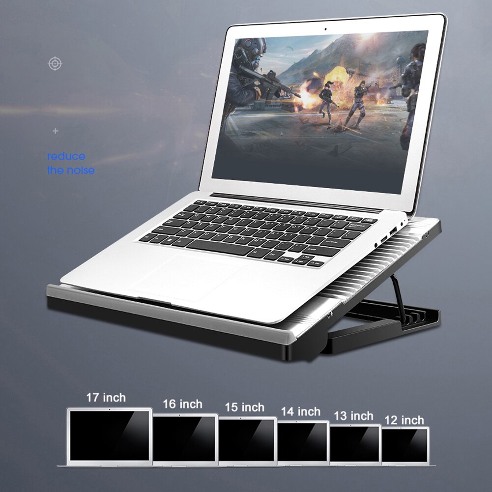 Opvouwbare Laptop Stand Met Koelventilator Warmteafvoer Voor Desktop Macbook Air Pro Stand Notebook Houder