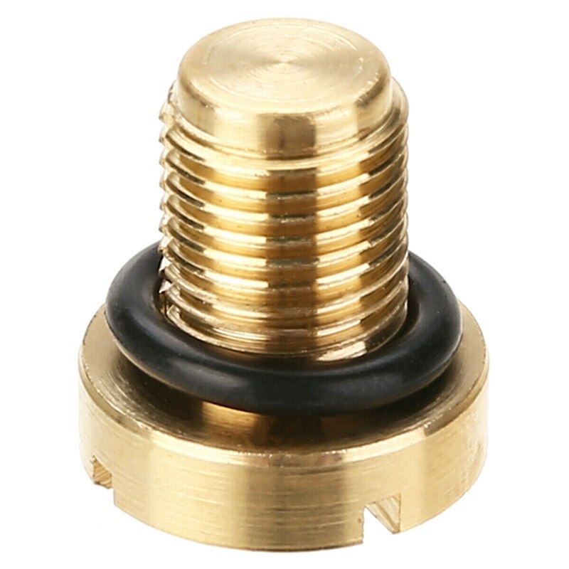 Tornillo de purga para depósito de expansión de refrigerante, 17111712788 desbordamiento del radiador, dorado, E39 E36 E46 para BMW, Etc.