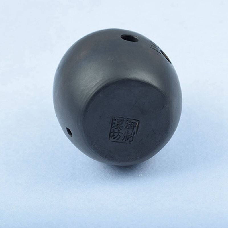 1 Set 16 Holes Alto C Ocarina Multi Chamber Terracotta & 1 Pcs Music Xun Pottery National Wind Instruments Eight Holes