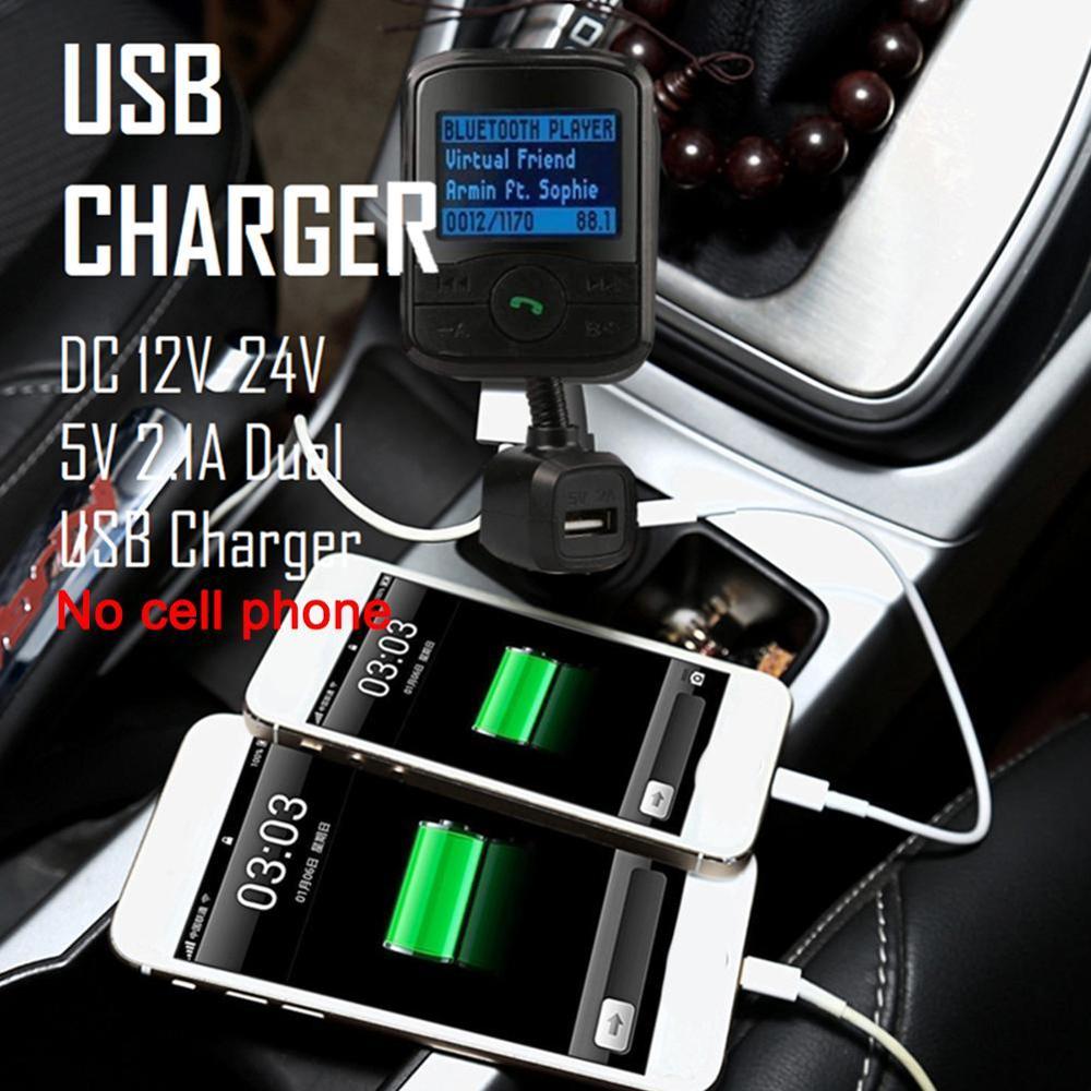 International Bluetooth FM Transmitter Car Mp3 player Handsfree Car Kit Radio Stereo Adapter In-car Bluetooth Receiver