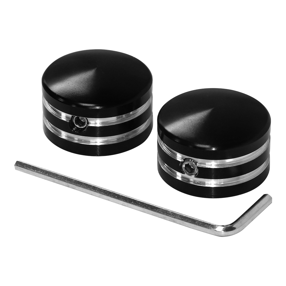 Cubierta de tuerca de perno de cabeza de corona de bujía de motocicleta, cubierta superior de motor para Harley Twin Cam Touring Dyna Sportster XL 883 Softail: Azul