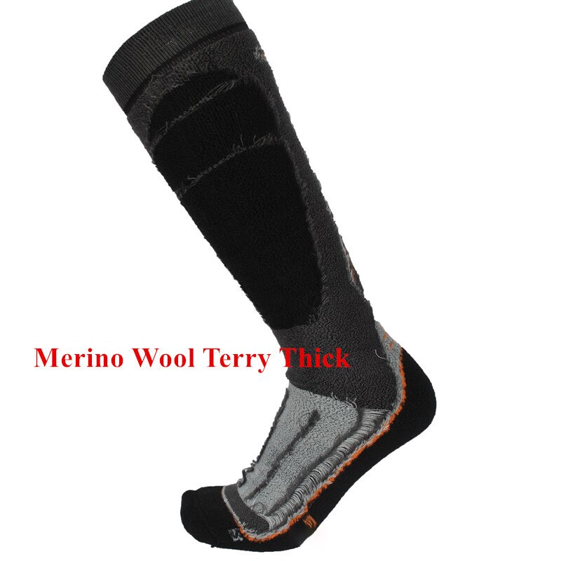 1 Pair Men Women Winter Warm Thermal Ski Socks Thick Merino Wool Sports Snowboard Cycling Skiing Soccer Socks Leg Warmers Sock
