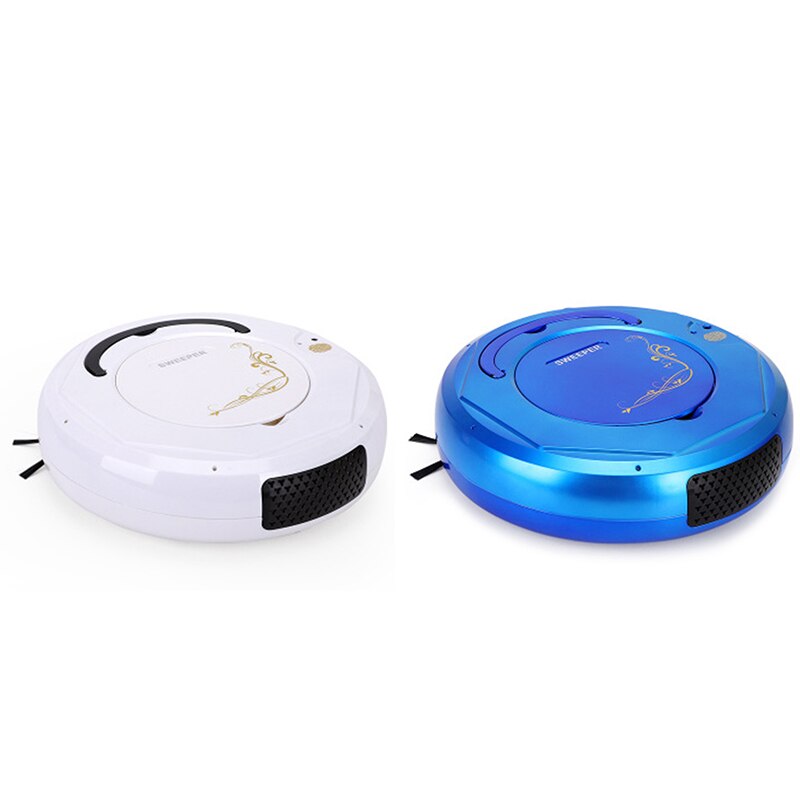Aspiradora inteligente, 3 en 1, anticolisión, luz colorida, Robot automático, aspirador, Sensor anticaída