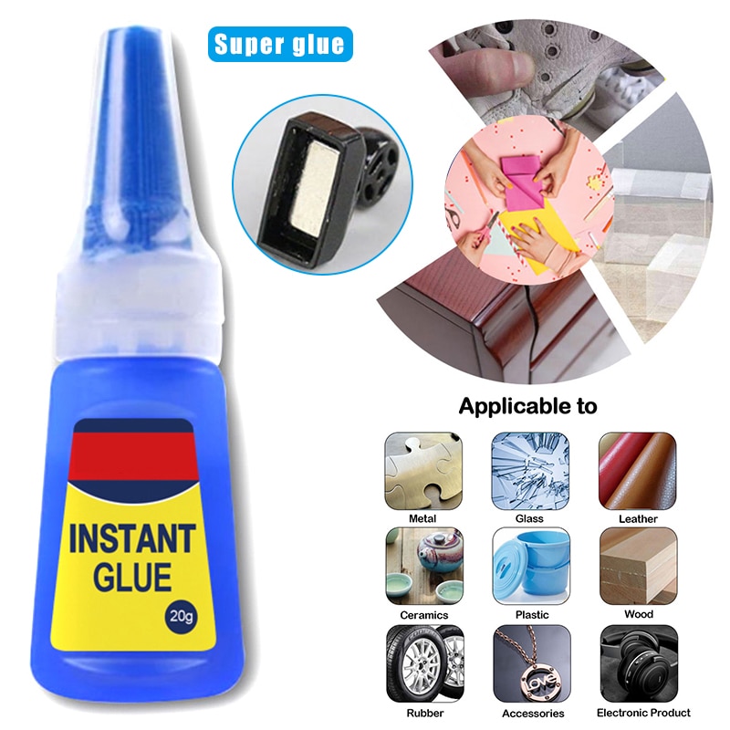 20g 401 Glue Gel Fix Instant Fast Adhesive Multipurpose Liquid Glue Adhesive Crafts Stronger Glues Phone Glass Screen Repair MF