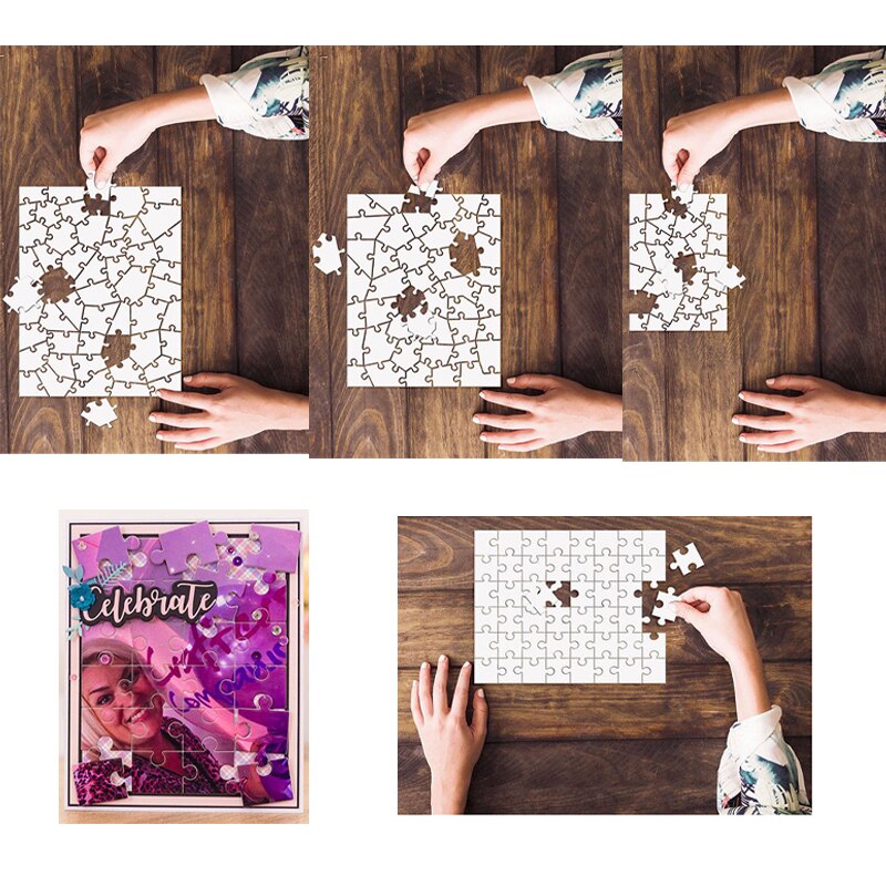 Abstract Jigsaw Rectangle Puzzle Metal Cutting Dies Cut Die for DIY Scrapbooking Paper Crafts Handmade Album Cards Template 2022