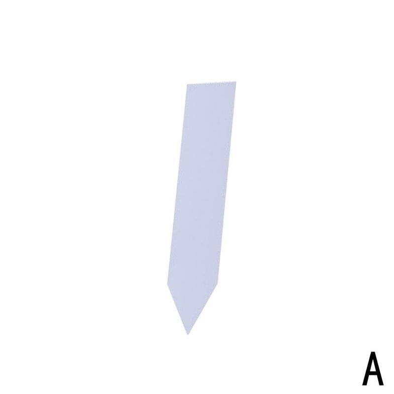 100 Pieces Reusable PVC Plants Label Fruit Tree Garden Flower Seedling Sign Label Tools Plastic Pot Classification R6X8: Light Grey