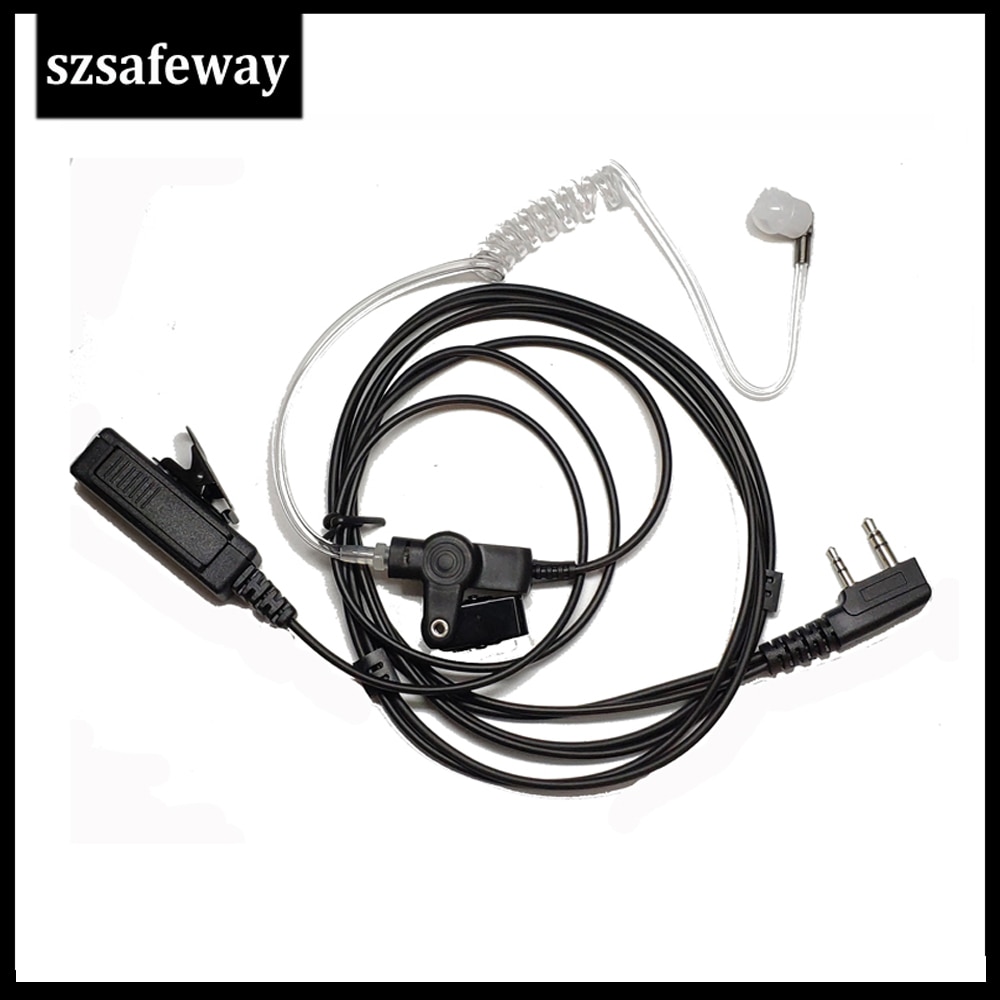 Walkie Talkie Headset Acoustic Tube Earpiece For Kenwood Baofeng UV-5R TK-270G,TK-272, K-272G