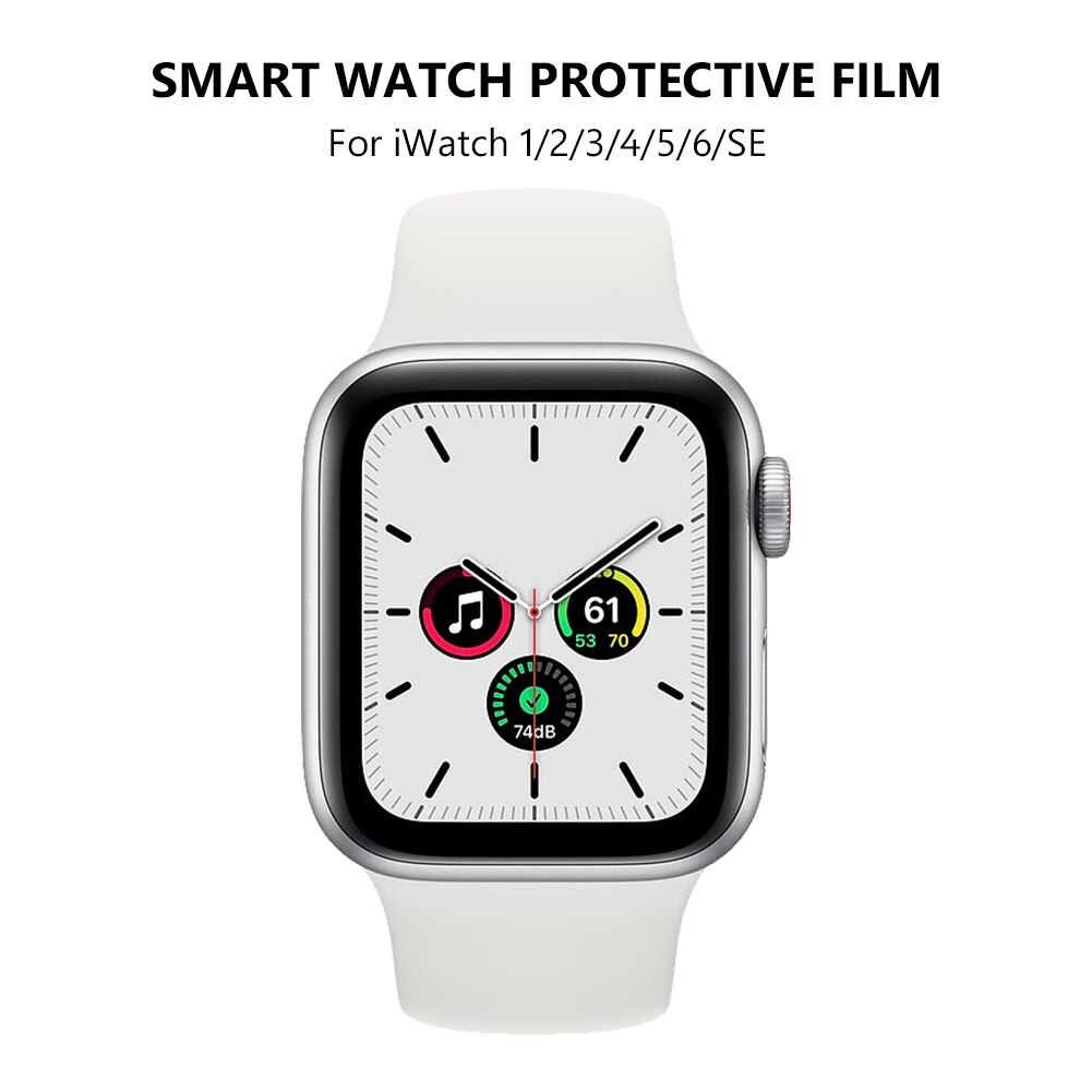 Protecteur d'écran pour Apple Watch, en verre trempé 3D, pour IWatch série 6 5 4 3 2 1 SE, 38mm, 42mm, 40mm, 44mm, 1/2/3 pièces