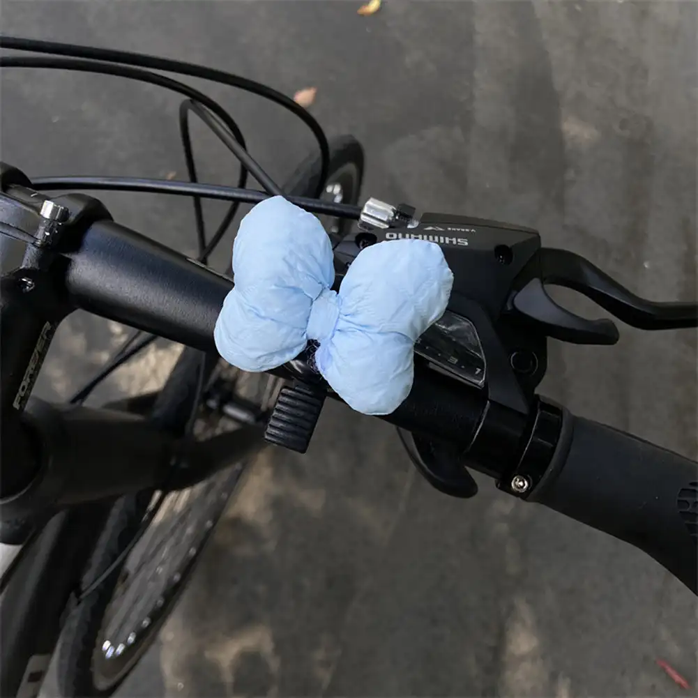 Børn hamburg cykelklokke børn mini sød cykelring alarm advarsel til sport styr horn klokke cykeltilbehør: Lysegrå