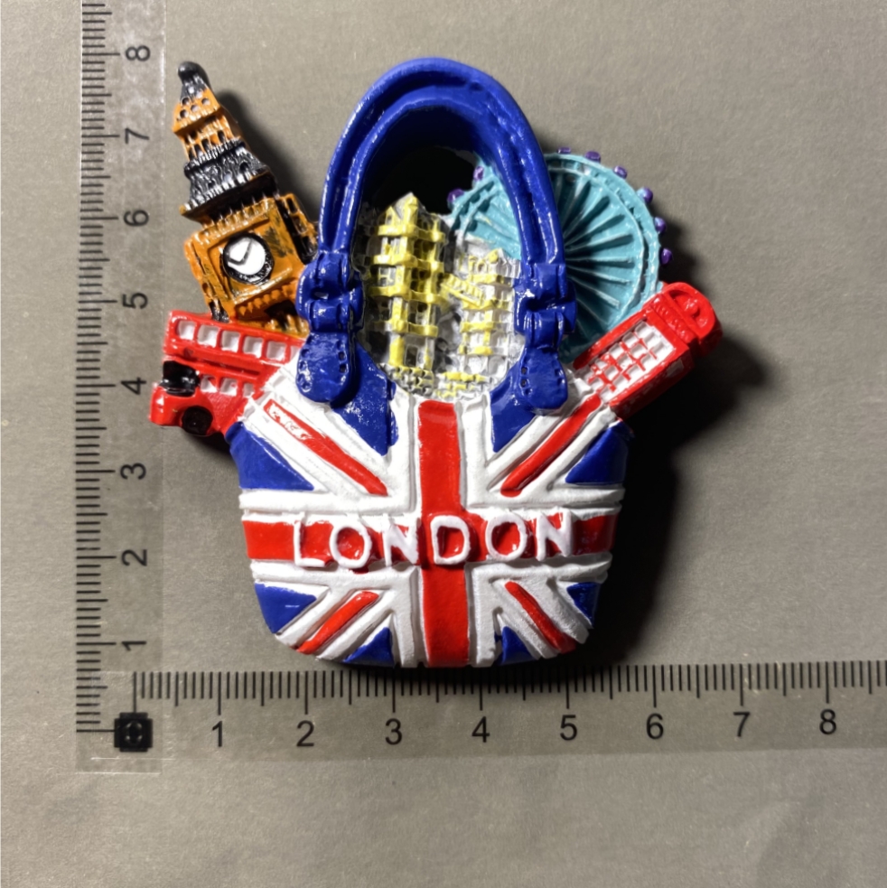 Europa storbritannien england london 3d køleskabsmagneter turisme souvenir køleskabsmagneter klistermærke samling kunsthåndværk dekoration: Lavendel