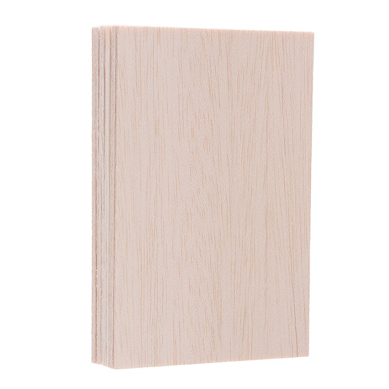 10 Uds 150*100*2mm Balsa hojas de madera peso ligero placa de madera modelo para DIY casa barco aviones juguetes barcos