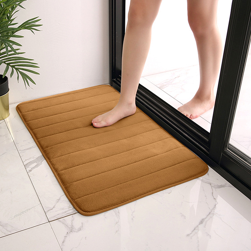 60 x 40cm badrums halkfri matta snabb vattenabsorberande matta mjuka badrumsmattor toalettgolvmatta heminredning