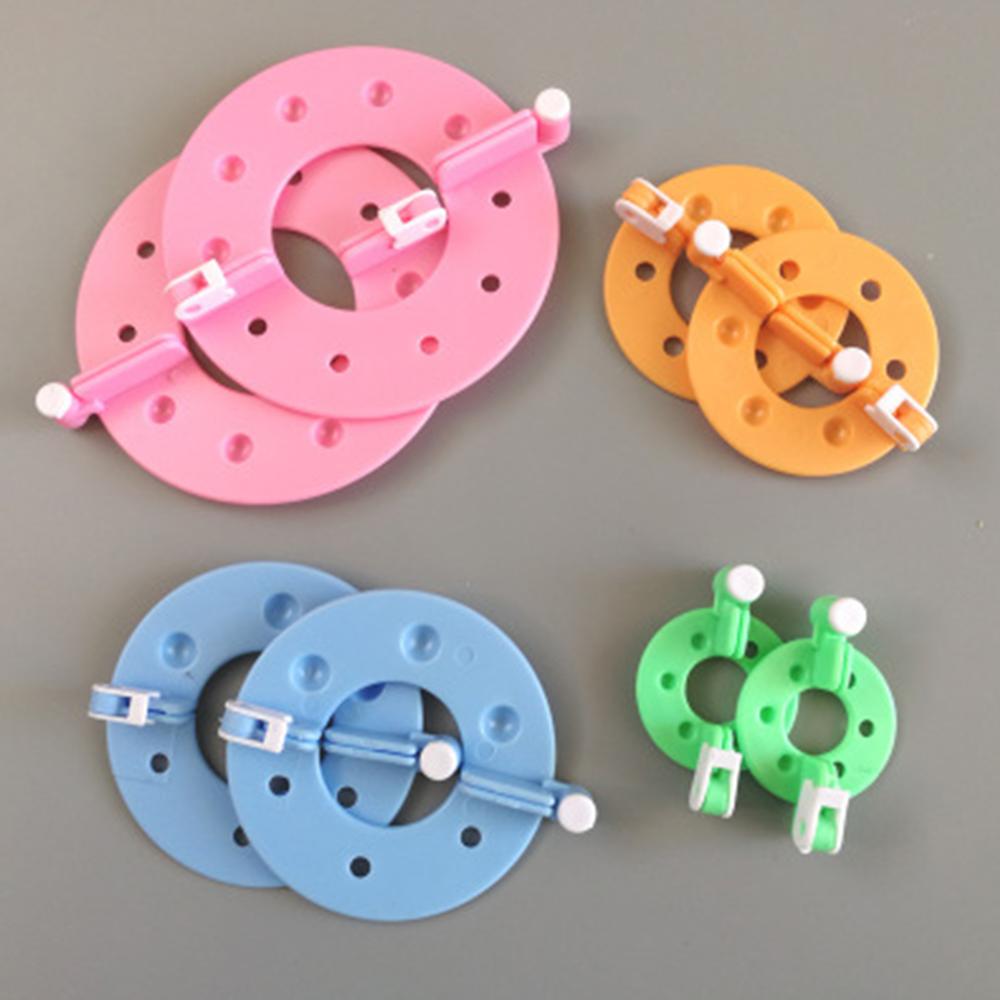 Kit Fabricant De Pompons - 8 Pièces En 4 Tailles - Outil DIY Pour Pompons En Laine