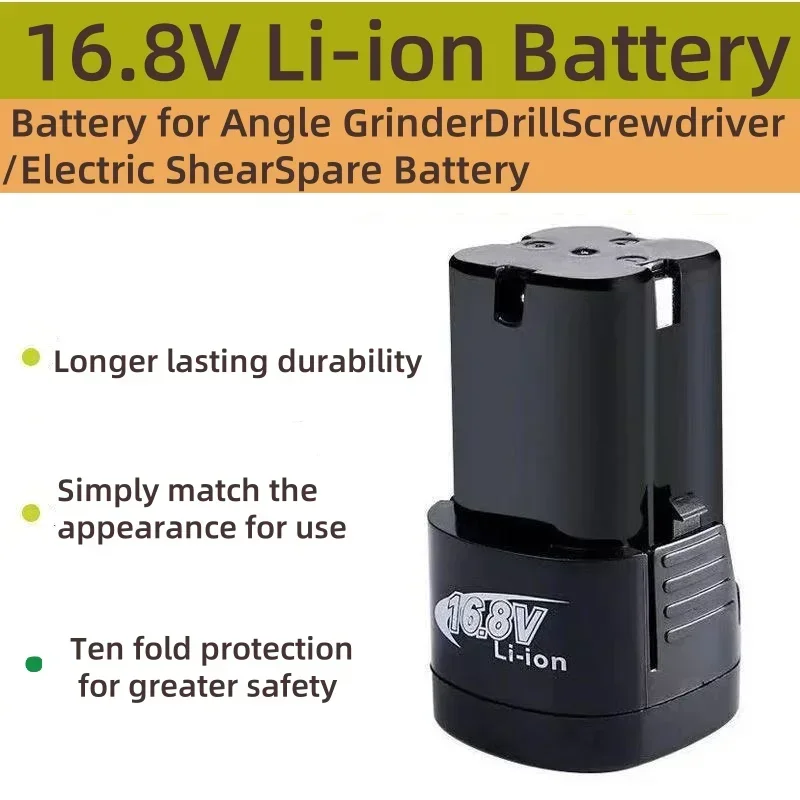 Batteria al litio universale da 16,8 V per utensili elettrici, cacciaviti elettrici e trapani elettrici Batteria multifunzione da 16,8 V 4,0 ah