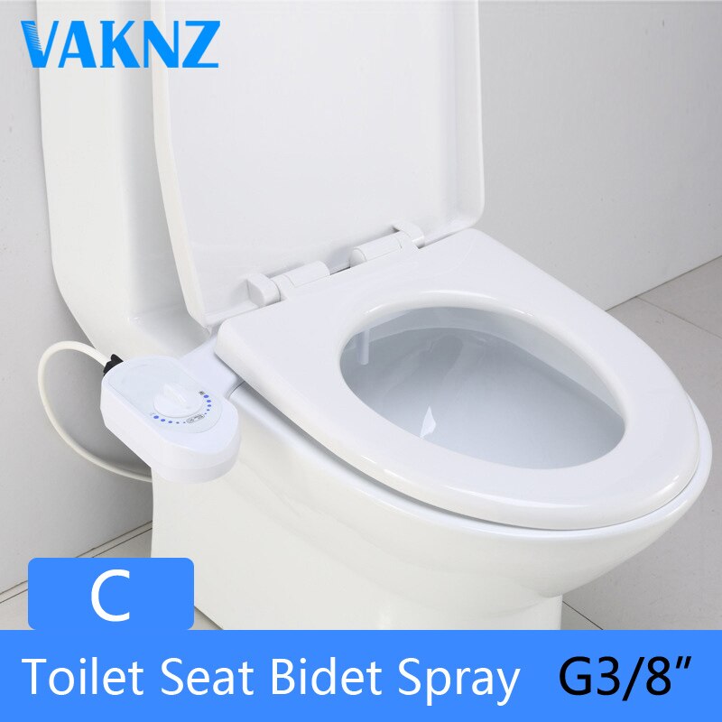 Echt Vaknz Toiletbrillen bidet bidet kraan eenvoudige schoon toilet seat: C
