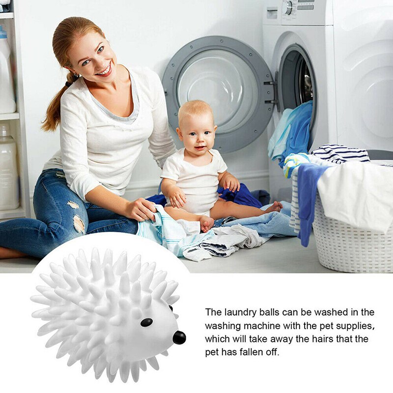 1/2Pcs Hedgehog Dryer Ball Reusable Dryer For Dryer Machine Anti Static Ball Dry Laundry Products Accessories Washing Ball LXY9