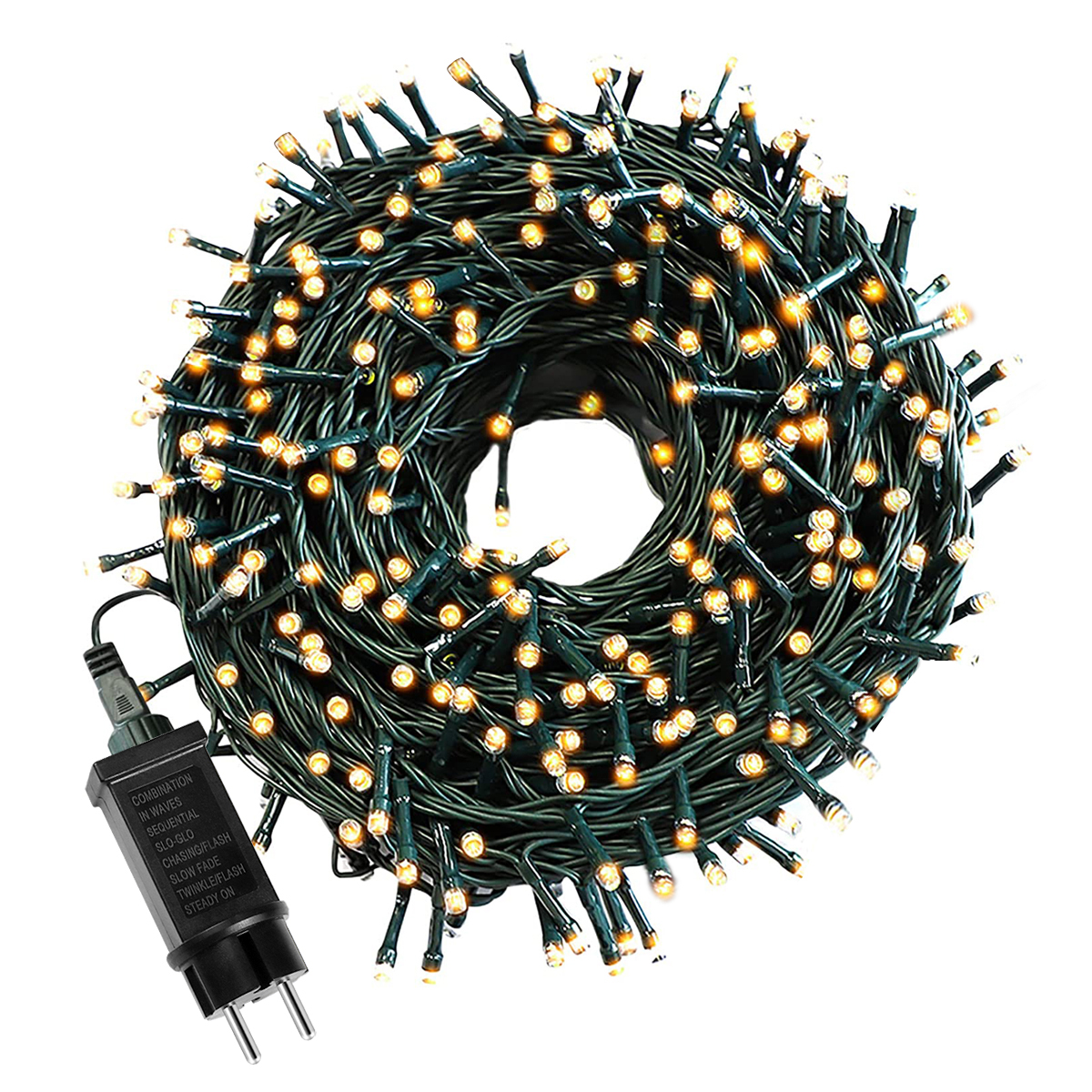 Hohe helle funkelnde Stern-LED-Lichterkette, wasserdicht, 220 V, 110 V, Garten, Hochzeit, Weihnachten, Außenterrasse, Girlande, Dekoration