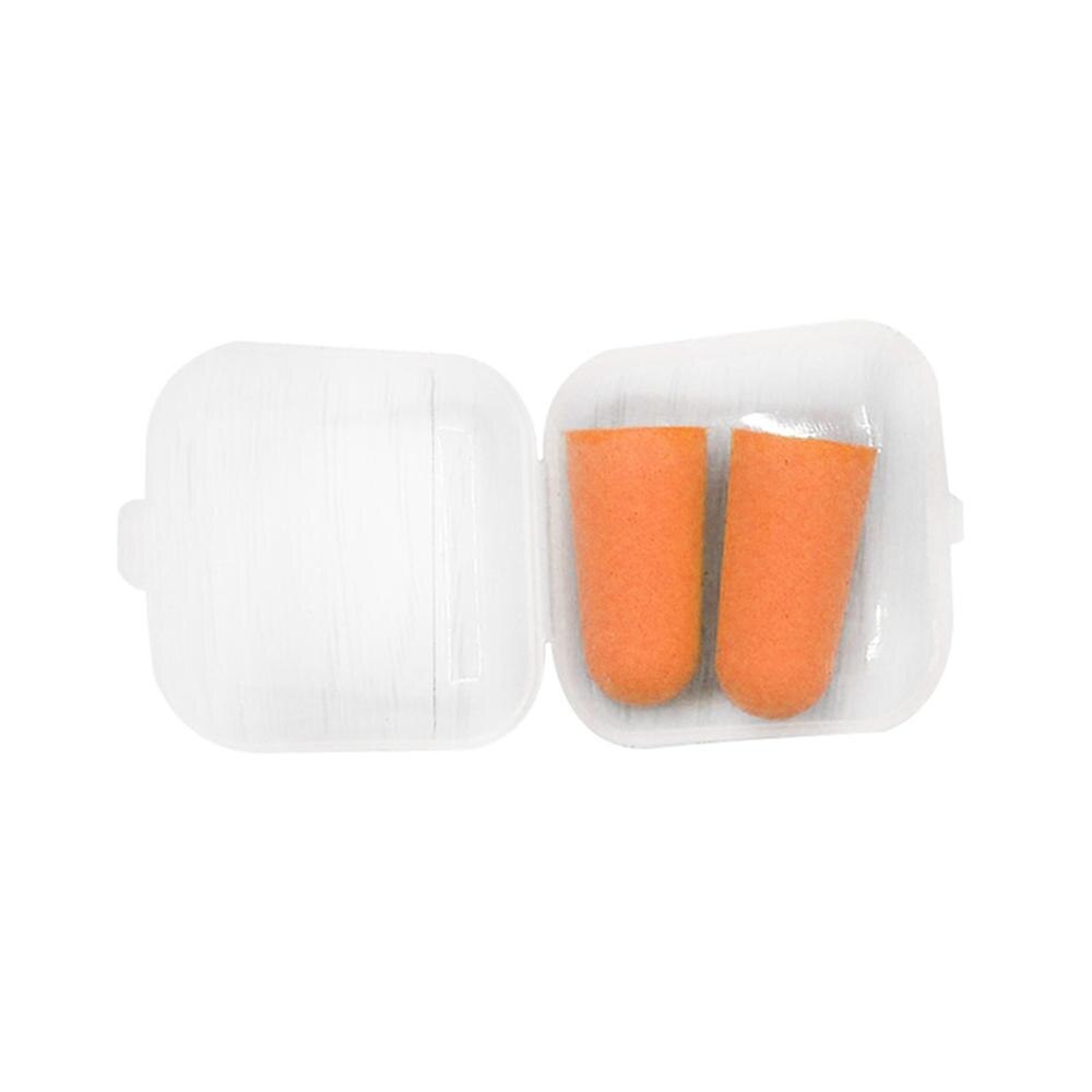 Zachte oordopjes met koord van schuim, oordopjes met geluidsreductie, oordopjes voor zwemmen, reisbeschermende oorkappen, oordopjes tegen geluid tijdens het slapen: Oranje