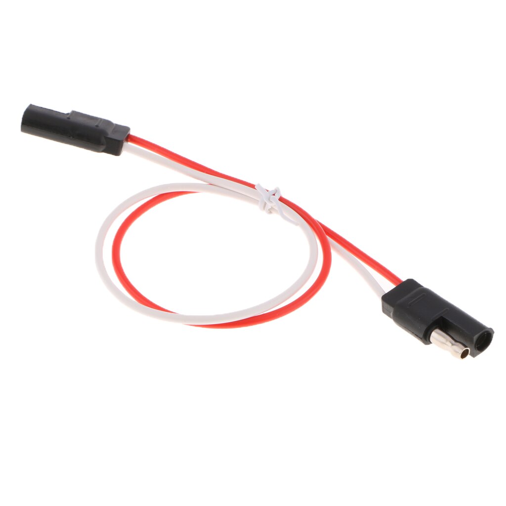 Battery Quick Disconnect Connect 2-Pin SAE Extension Wire Harness Tender