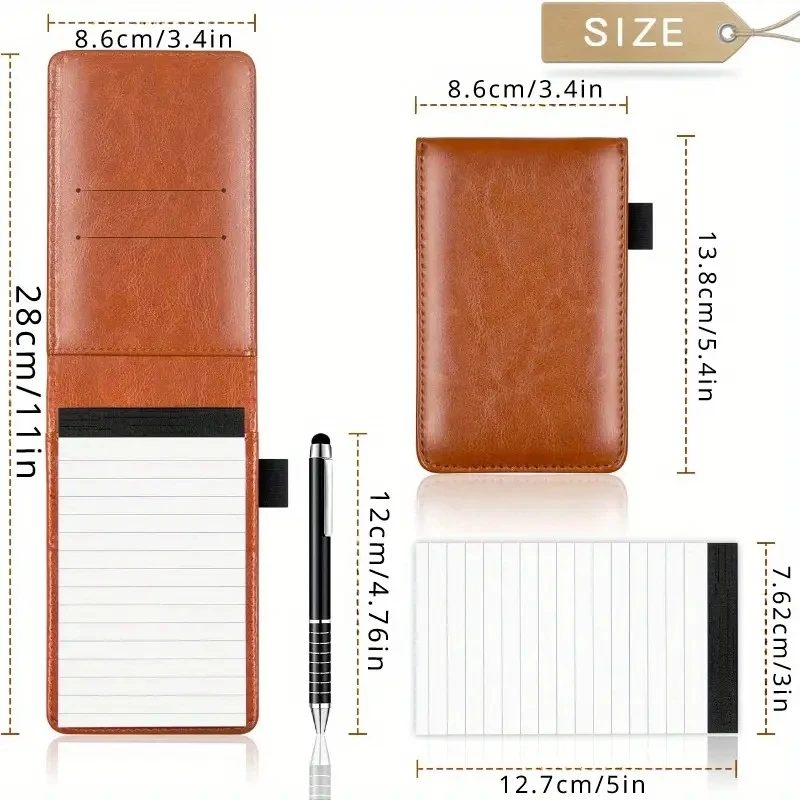 Small Pocket Notepad Diary Mini Portable Notebooks With Pen School Supplies Stationery Useful Office