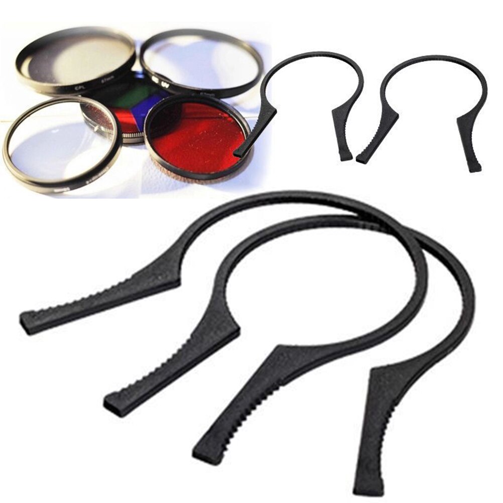 2 Stks/set Lens Filter Moersleutelmoersleutel Tang Removal Tools Geschikt Voor 49 Mm-58 Mm Filters Jetting