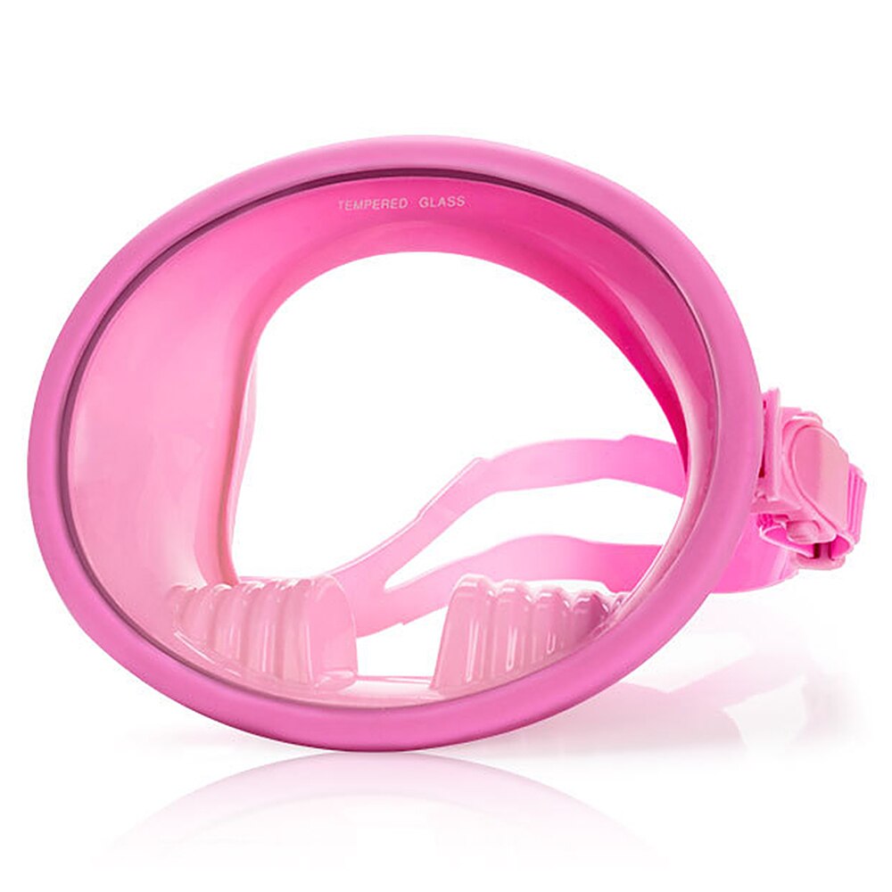 Water Sports Diving Wide View Scuba Mask Watertight Anti-Fog Lens Underwater Snorkeling Spearfishing Full Diving Mask: Pink