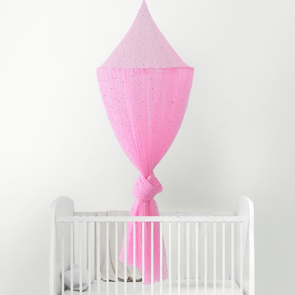 Leuke Hung Dome Kleurrijke Klamboe Baby Prinses Kids Play Tent Meisjes Kamer Decor Bed Luifel Nursery Speelhuis Foto props: Pink