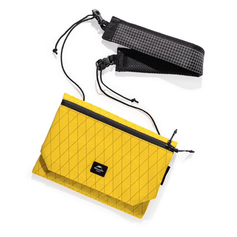 Naturehike XPAC Waterproof Shoulder Bag Ultralight Messenger Bag Leisure Travel Cross Body Pack for Daily Travel: Yellow