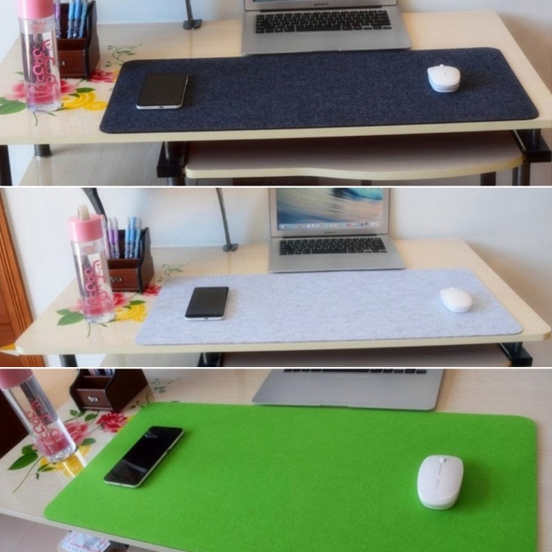 1PC Large Felt Cloth Mouse Pad Non-slip Mouse Pad Mouse Mat for Office desk pad