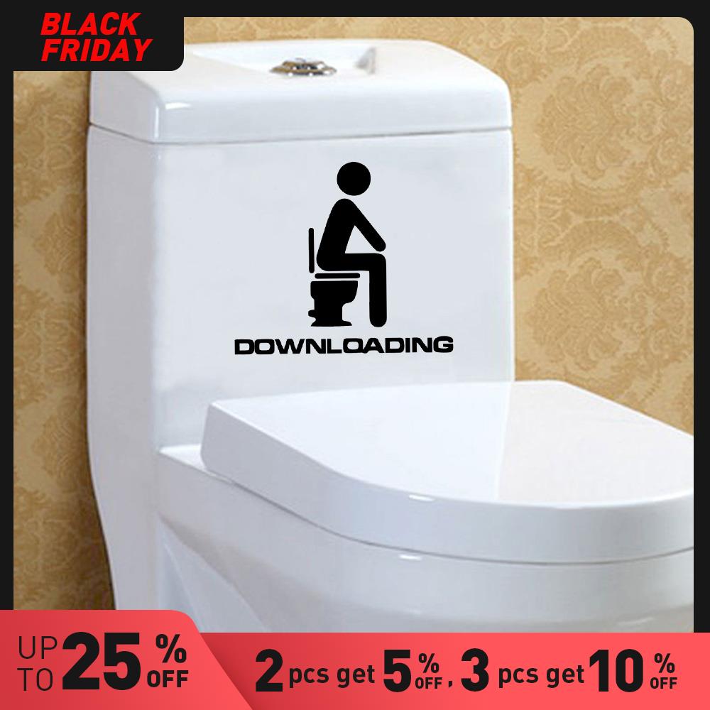 Modern Toilet Wall Sticker Removable Wall Stickers Diy Wallpaper Removable Vinyl Mural Wallpaper Wall Sticker Pvc Removable