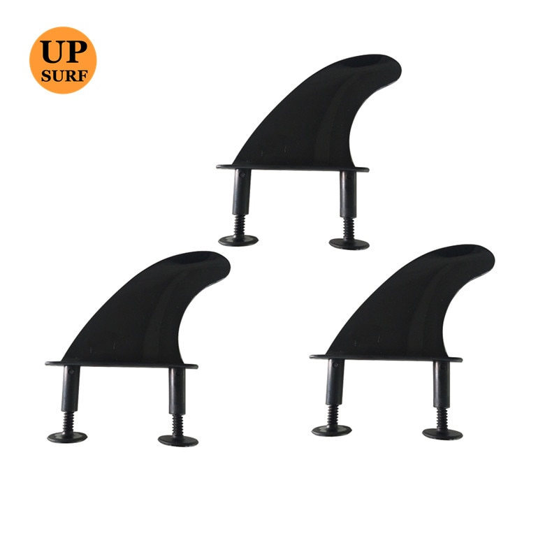 Surf FCS Soft Fin Black SUP Board Fins Surfing FCS Fins Tri Fin