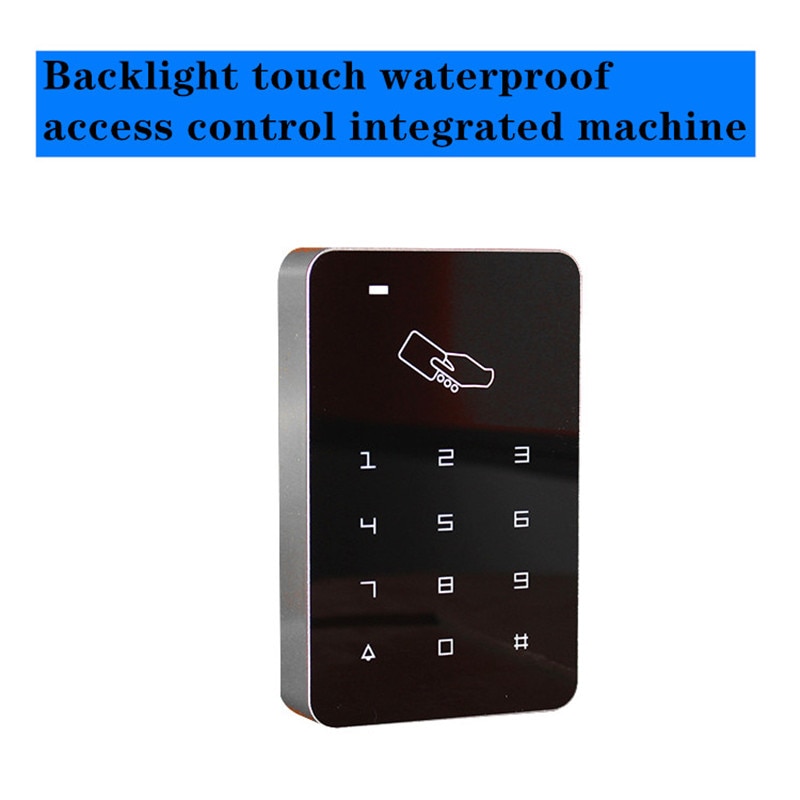 Waterproof Access Control Keypad Outdoor RFID Access Controller Touch Door Opener System Electronic EM4100 125KHz Key Cards