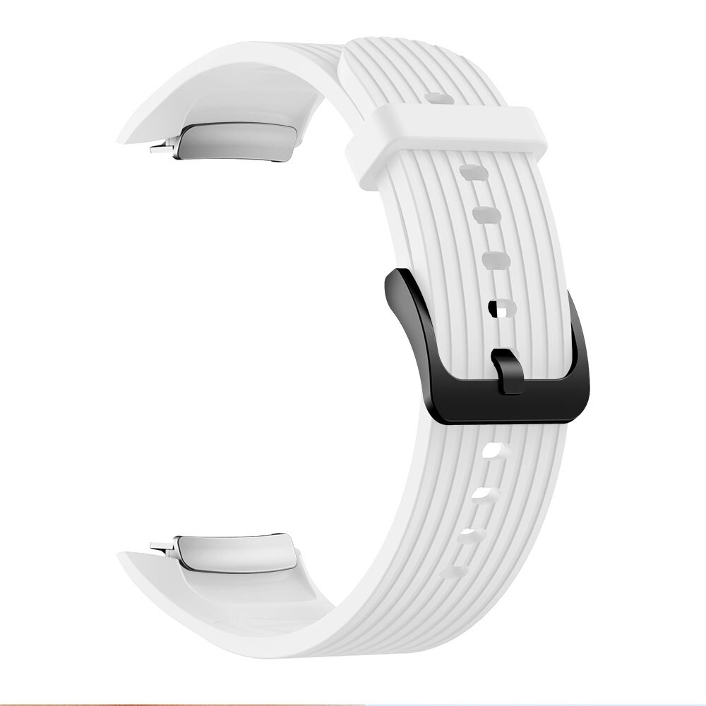 Für Samsung Galaxy Getriebe Fit2 Pro Uhr Band Handgelenk Armband Smartwatch für Getriebe Fit 2 SM-R36 Ersatz Silikon Armband Armband: WHITE / L