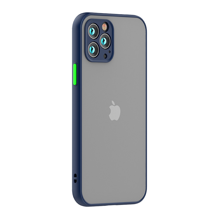 Custodia originale per iphone 11 pro Max protezione della fotocamera armatura antiurto copertura caduta della pelle per iphone11 pro Max custodia per telefono Funda: PE / marrone
