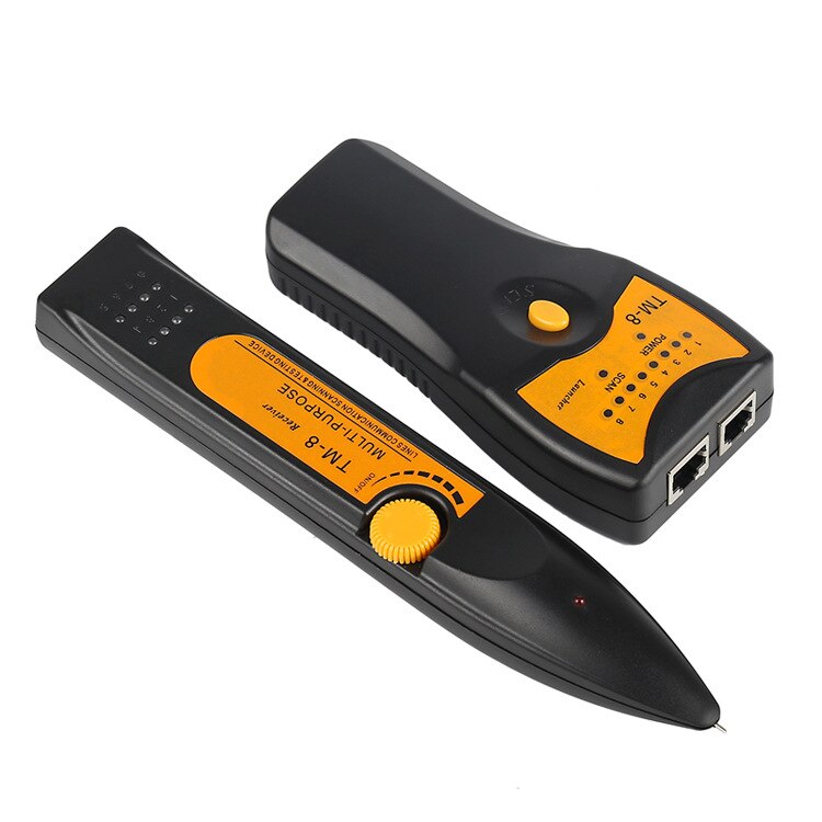 Network Cable Tester Line FinderTM-8 RJ11 Telephone Line Tracker Cat5 Cat5A Cat6 Cat6A Cat6E RJ45 LAN