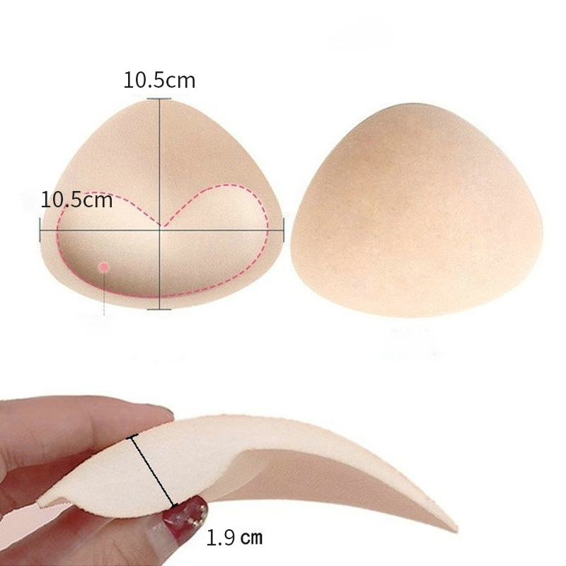 1 Paar Spons Push Up Bh Pads Set voor Vrouwen Onzichtbare Insert Badpak Bikini Borstversterkers Borst Cup Pads Accessoires