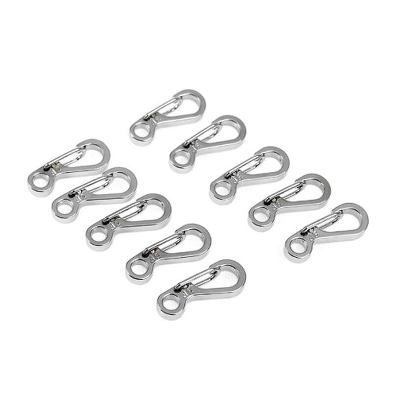 10 Pcs Mini Klimmen Paracord Karabijnhaken Lente Sluitingen Fles Survival