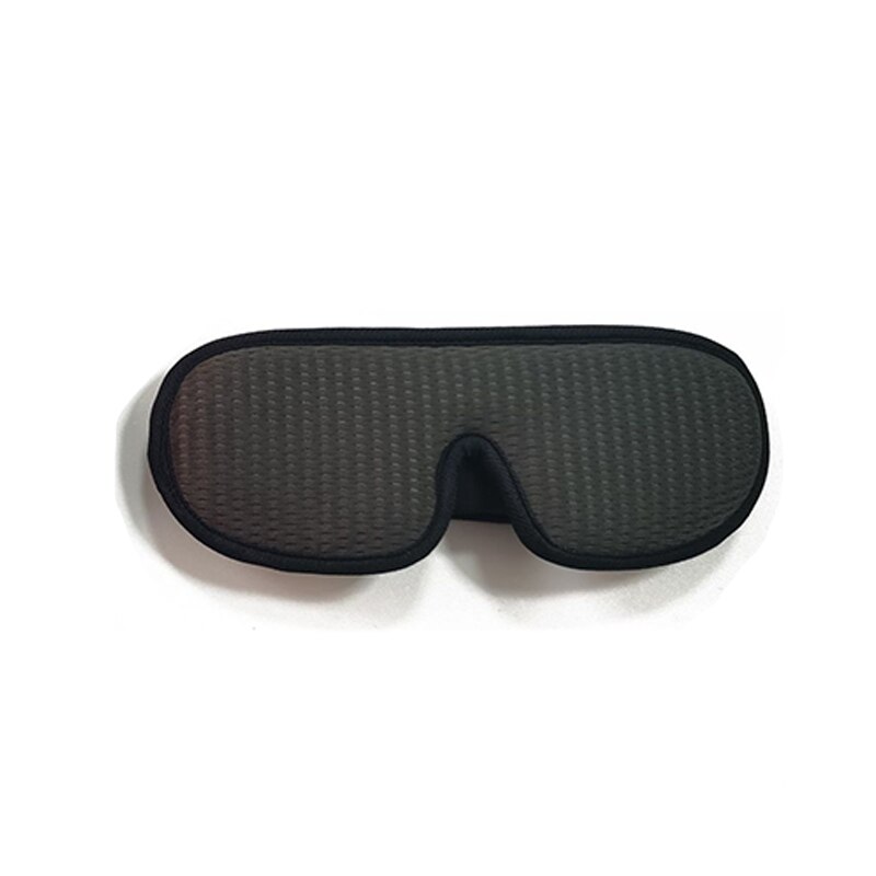 3D Slaapmasker Blokkeren Licht Zachte Gewatteerde Slaap Masker Voor Ogen Slaapmasker Eye Shade Blinddoek Slapen Aid Gezichtsmasker ooglap: Dark Gray