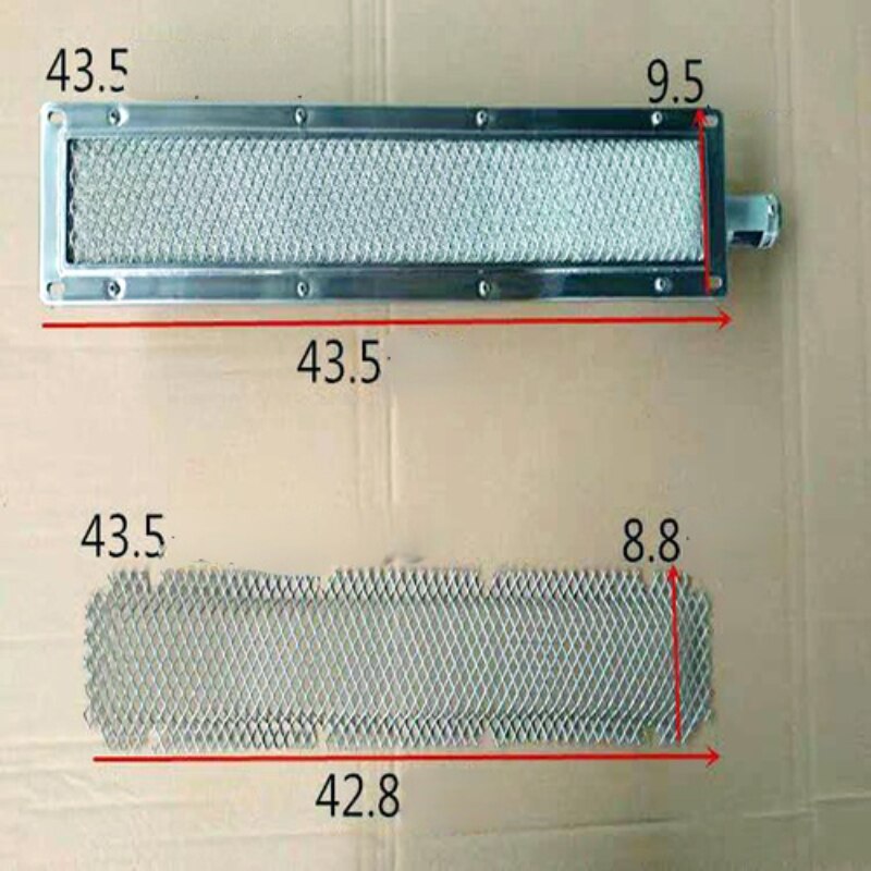 infrared burner plate parts gas heating element gas stove heating element replacement surface burner element For BBQ grill oven: 44  X9.5cm